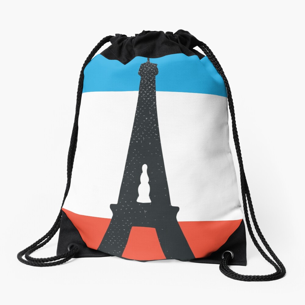 Paris Drawstring Bag