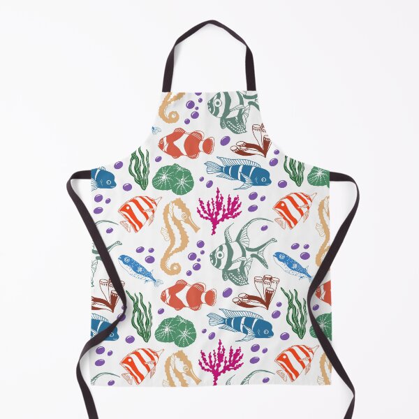 Item preview, pretty sea fishes and corals pattern designed and sold by AsyaTury.