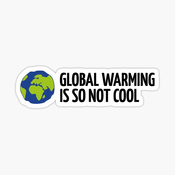 Reduce Global Warming Sticker by Thermos Singapore for iOS