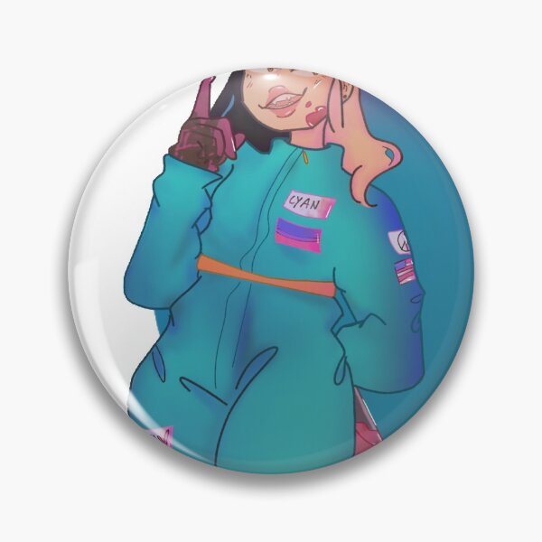 Item preview, Among us: cyan with sticky note designed and sold by Cinnaboms.