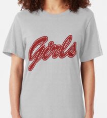 Mädchen (rot) Slim Fit T-Shirt