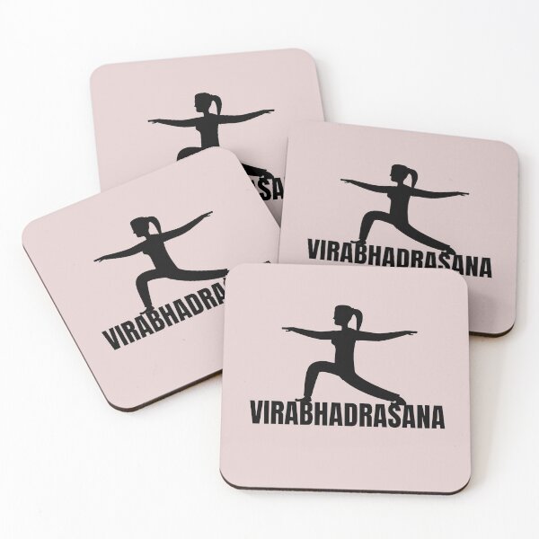 Item preview,  Woman Silhouette Yogi on Warrior 2 Yoga Pose Virabhadrasana designed and sold by Damitparasayo.