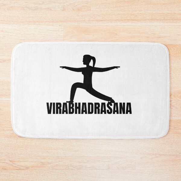 Item preview,  Woman Silhouette Yogi on Warrior 2 Yoga Pose Virabhadrasana designed and sold by Damitparasayo.
