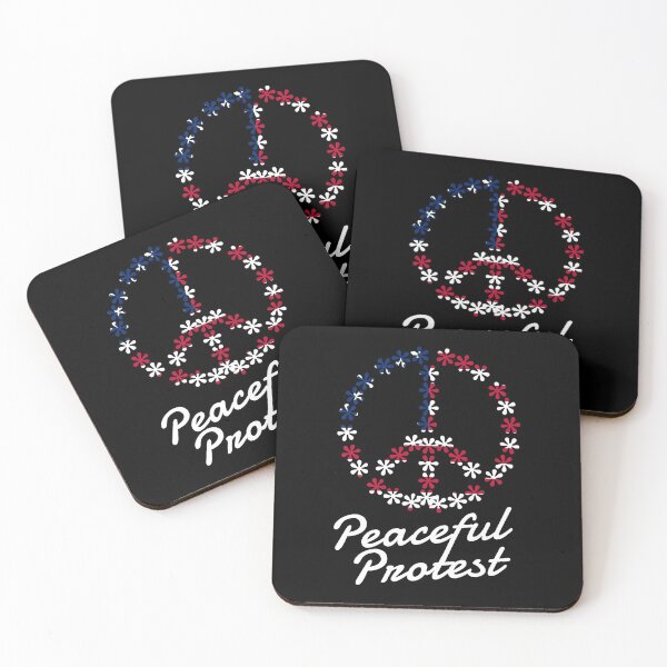 Item preview, Peaceful Protester Peace Sign designed and sold by d247.