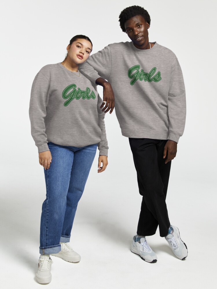 Green sweatshirt girls hot sale