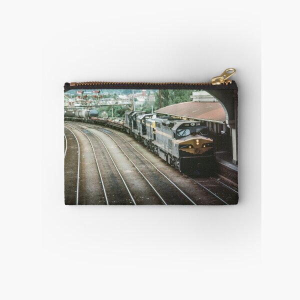 Item preview, Diesel train coming into Ballarat station_  19800500 0036 designed and sold by Fred Mitchell.
