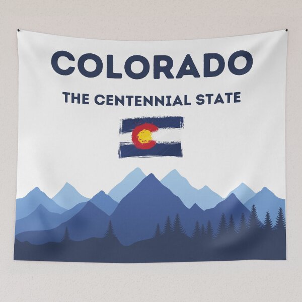 Item preview, State of Colorado Mountains designed and sold by ml-77pro.