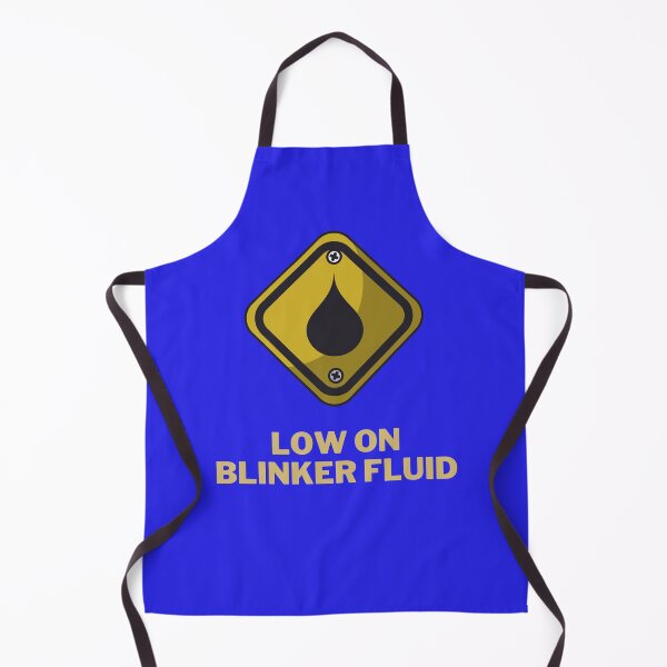 Item preview, Funny Low On Blinker Fluid Warning Symbol designed and sold by NikNanjappa.