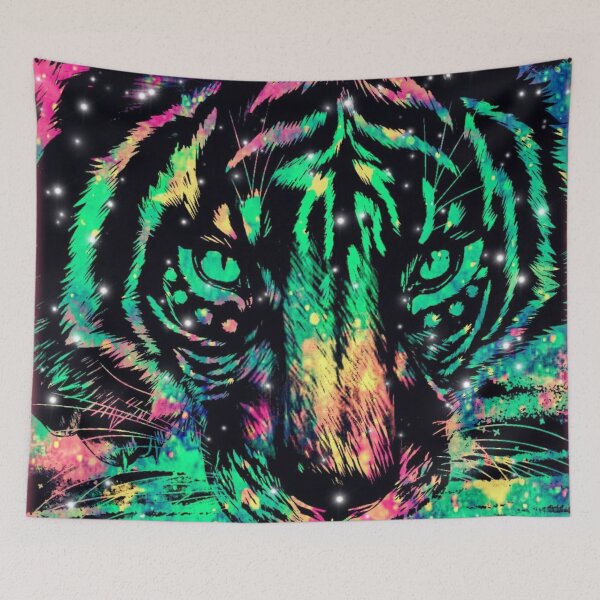 Item preview, Tiger Galaxy Nebula Art Pattern designed and sold by MeltonStoreCo.