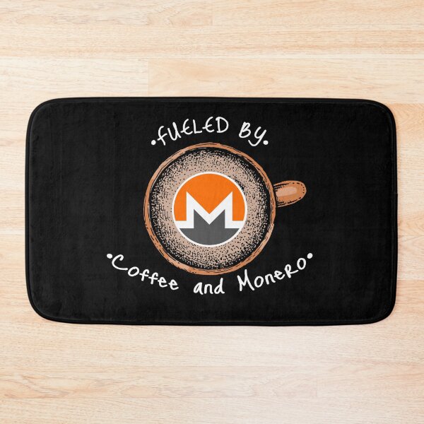 Item preview, Fueled By Coffee and Monero (XMR) designed and sold by Bitcoin-Fashion.