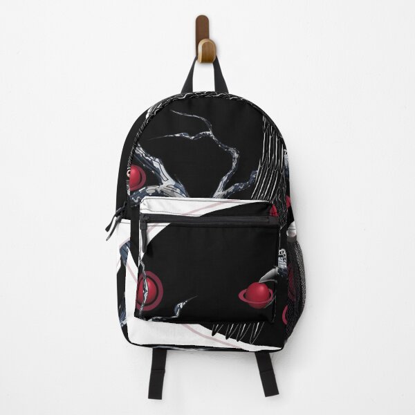 Item preview, black feathers raven eating a red planet 2 designed and sold by Jaime Brash.