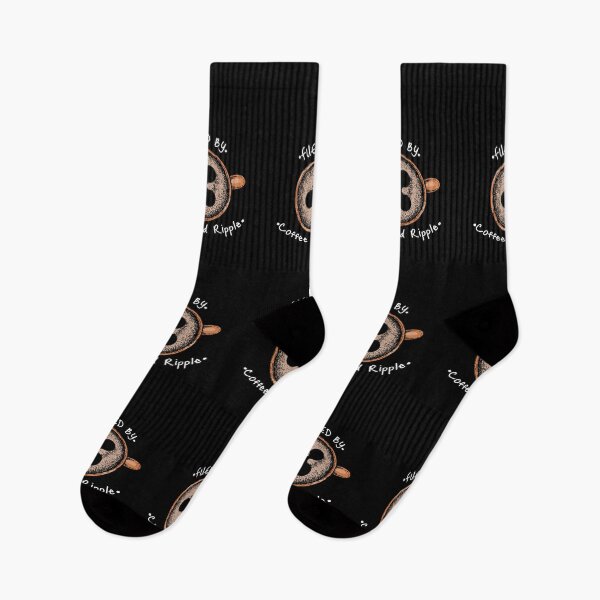 Artikelvorschau, Betankt durch Kaffee und Welligkeit (XRP) entworfen und verkauft von Bitcoin-Fashion.