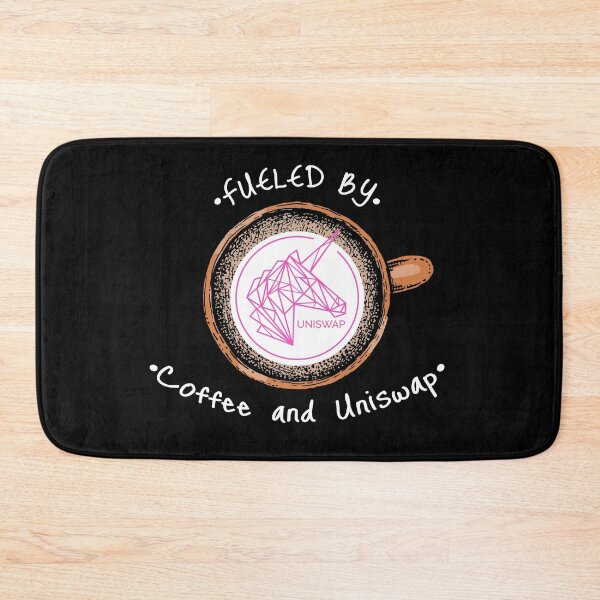 Item preview, Fueled By Coffee and Uniswap (UNI) designed and sold by Bitcoin-Fashion.