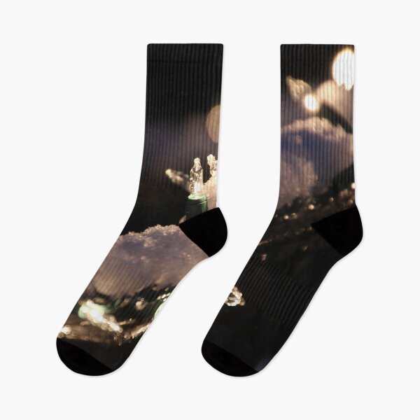 Item preview, Christmas Lights and Snowy Nights designed and sold by Autumn Seas Photography.