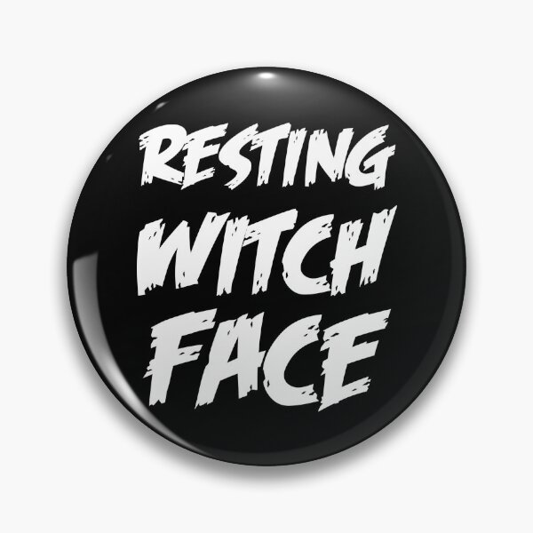 Item preview, Resting Witch Face Funny Halloween designed and sold by TopDawgDesigns.