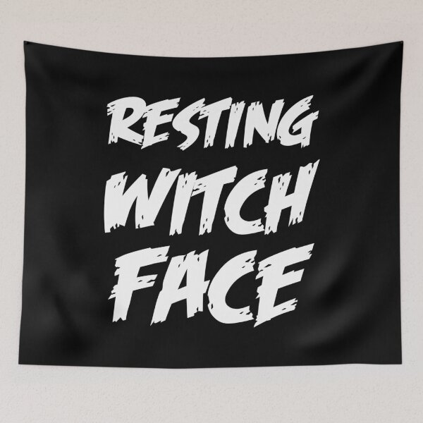 Item preview, Resting Witch Face Funny Halloween designed and sold by TopDawgDesigns.