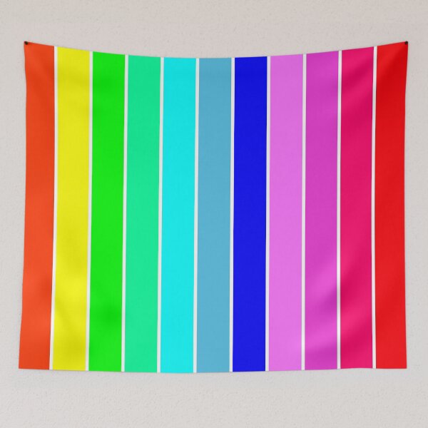 Item preview, Abstract Colorful Background Stripe Pattern neon Colored strips designed and sold by mashmosh.