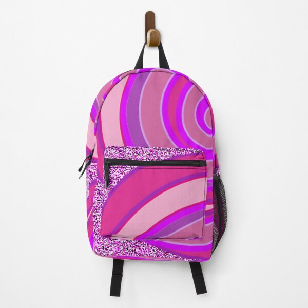 Item preview, Bright pink and purple spirals  designed and sold by ozcushionstoo.