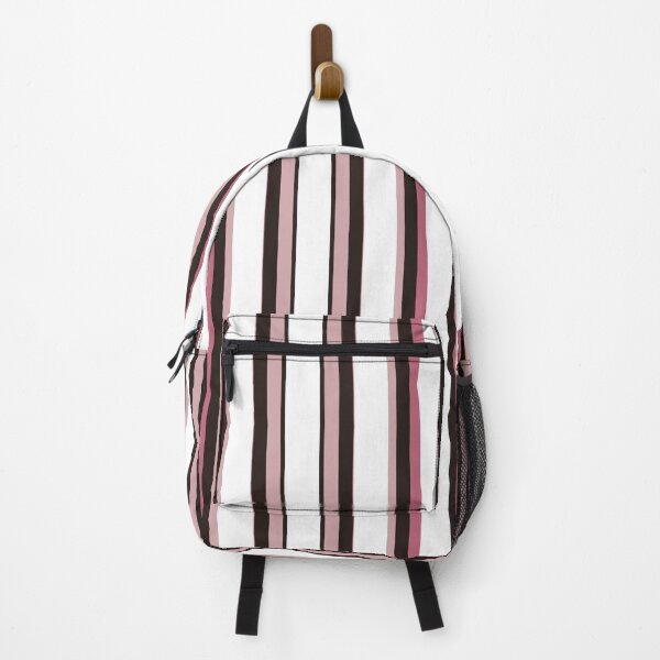 Item preview, THIN MID PINK STRIPES LIGHT PINK STRIPES AND BLACK STRIPES AND WHITE  STRIPES PATTERN BY OZCUSHIONSTOO designed and sold by ozcushionstoo.
