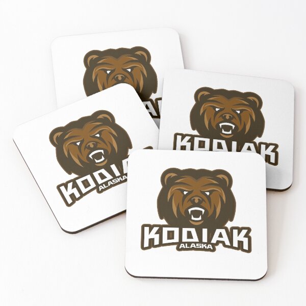 Item preview, Kodiak Alaska brown bear head designed and sold by Kodiak Apparel and Goods.