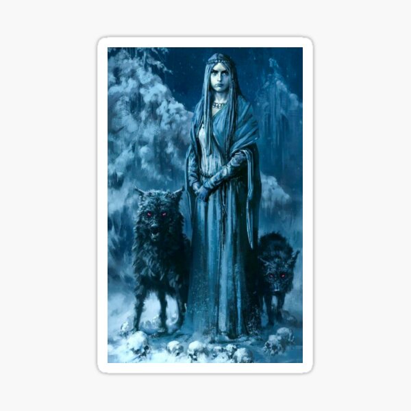 Item preview, The Goddess Una Nicnevin, Morana, Hela, or Hel designed and sold by Joshuaj1918.