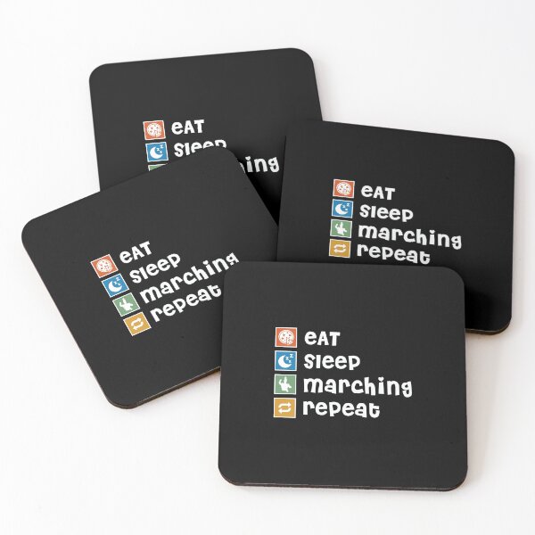 Item preview, Marching. Eat. Sleep. Repeat designed and sold by orlumbuspirate.