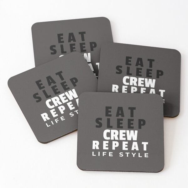 Item preview, Eat Sleep Crew Repeat designed and sold by RachelWills.