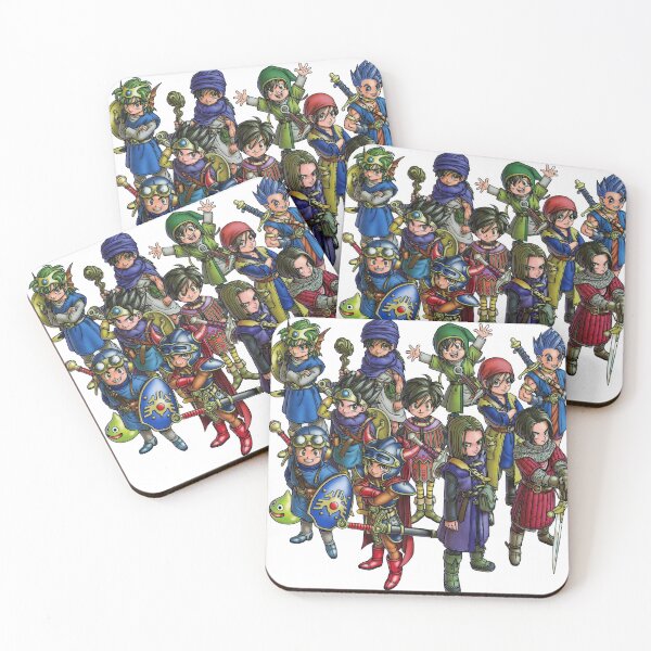 Dragon Quest Heroes Dessous de verre (lot de 4)
