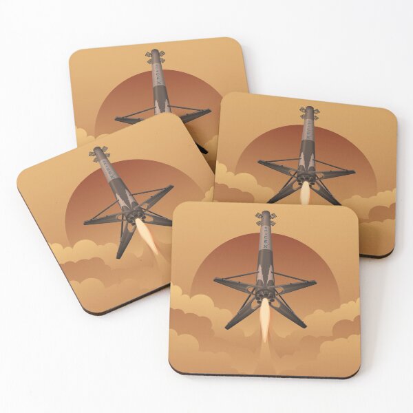 Item preview, SpaceX Falcon 9 Landing sunset designed and sold by BrettJones92.
