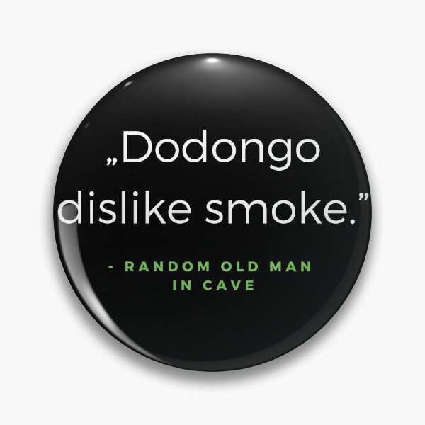 Item preview, Dodongo dislike smoke. - Random old man in cave quota designed and sold by ubaDesigns.