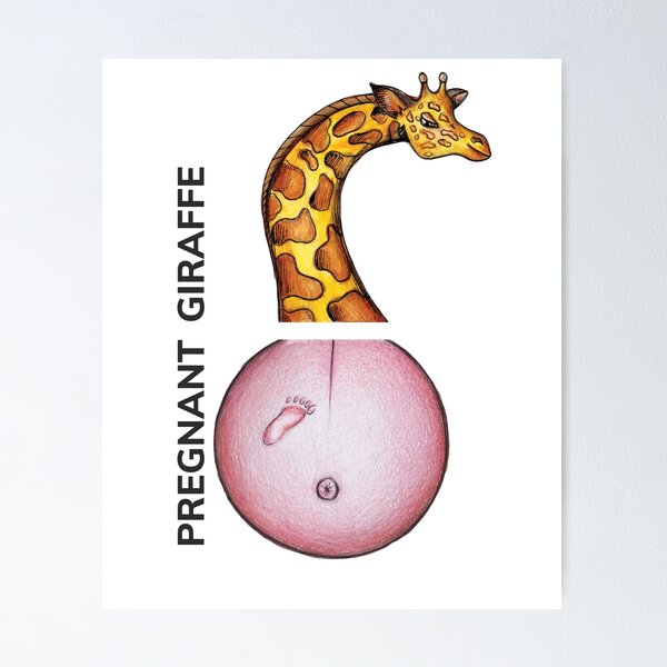Artikelvorschau, PREGNANT GIRAFFE by FrankenDuo entworfen und verkauft von FrankenDuo.