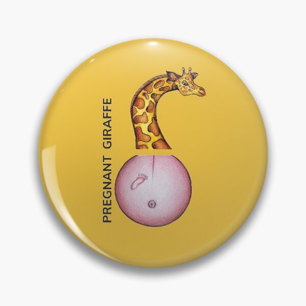 Item preview, PREGNANT GIRAFFE by FrankenDuo sunglow yellow designed and sold by FrankenDuo.