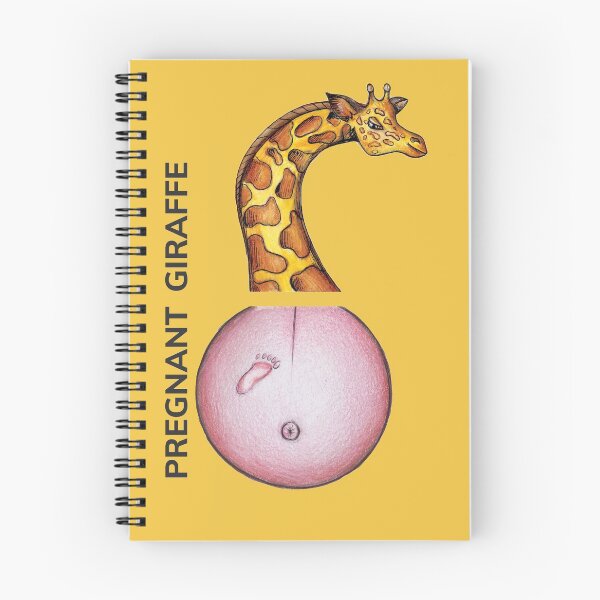 Item preview, PREGNANT GIRAFFE by FrankenDuo sunglow yellow designed and sold by FrankenDuo.