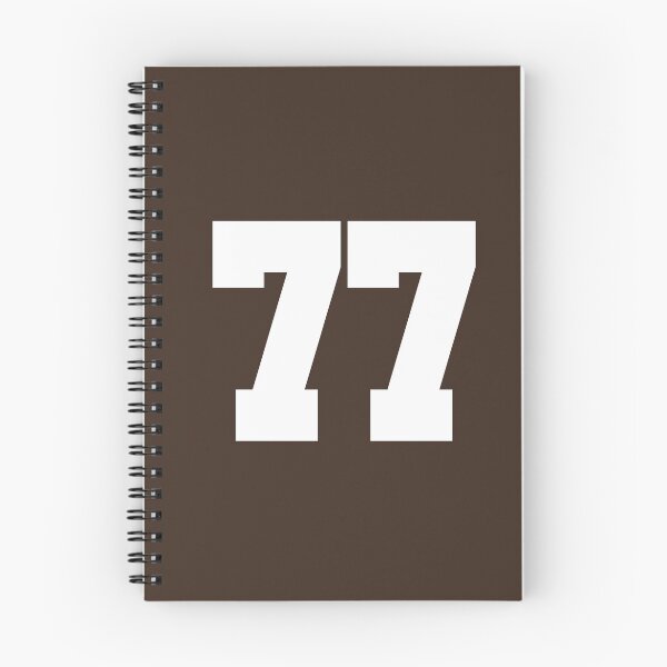 Item preview, 77 Number Cleveland Sports Seventy-Seven Brown Jersey designed and sold by HelloFromAja.