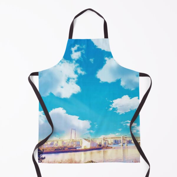 Item preview, Anime Filter, Odaiba, Anime scene, Blue Sky, Blue Shirt, Photography, Statue of Liberty designed and sold by bluesky26.