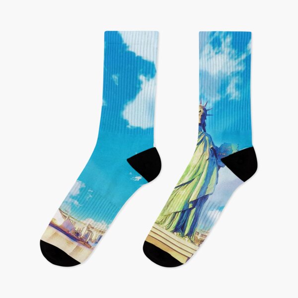 Item preview, Anime Filter, Odaiba, Anime scene, Blue Sky, Blue Shirt, Photography, Statue of Liberty designed and sold by bluesky26.