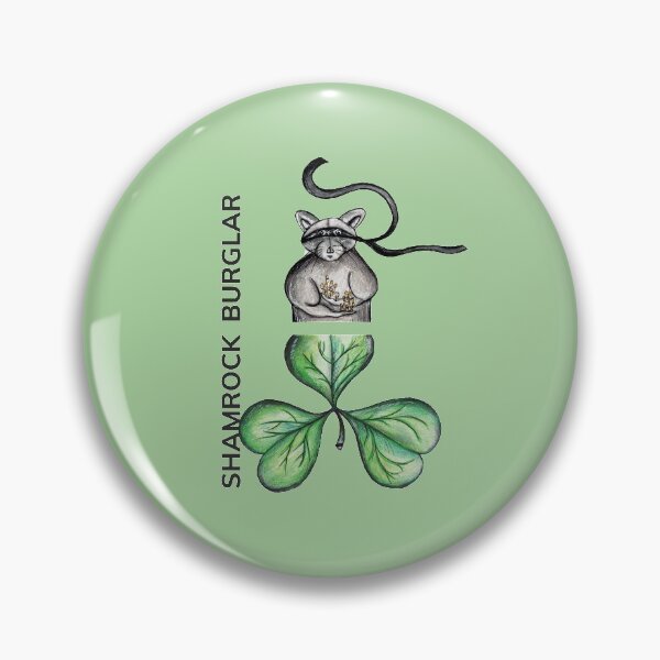 Item preview, SHAMROCK BURGLAR by FrankenDuo washed green designed and sold by FrankenDuo.