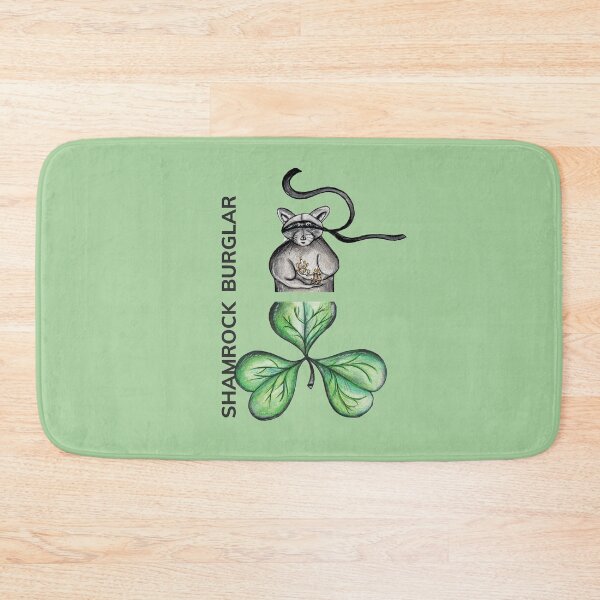 Item preview, SHAMROCK BURGLAR by FrankenDuo washed green designed and sold by FrankenDuo.