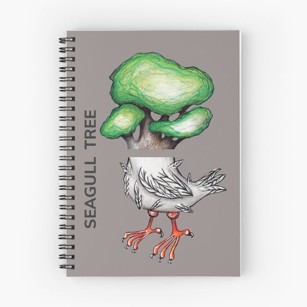 Item preview, SEAGULL TREE by FrankenDuo warm grey designed and sold by FrankenDuo.