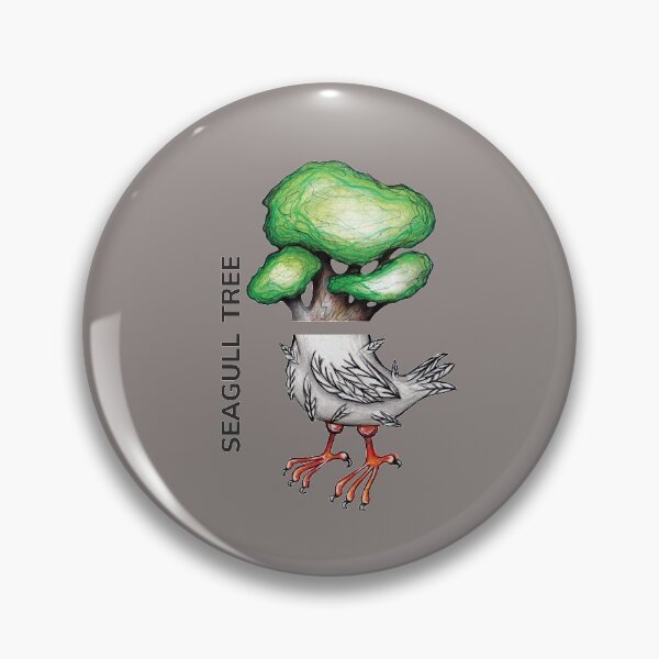 Item preview, SEAGULL TREE by FrankenDuo warm grey designed and sold by FrankenDuo.