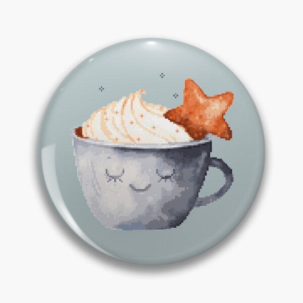 Item preview, Pixelated Moon and Star with Vanilla on Top designed and sold by HopeDetour.