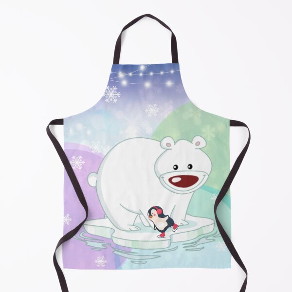Item preview, Polar Bear And Skating Penguin Just Chillin' Together designed and sold by kassiekewl.