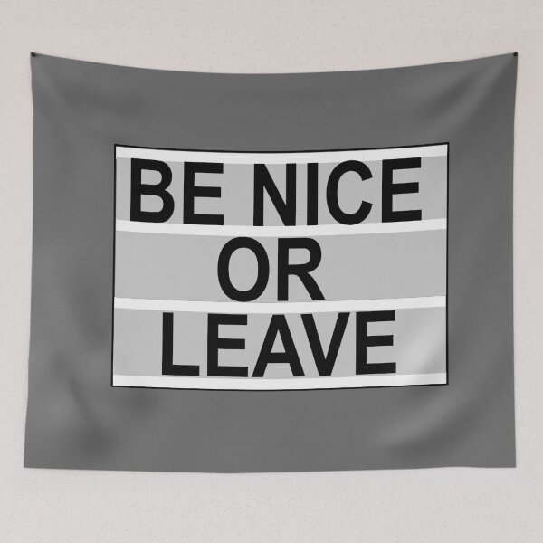 Item preview, Be Nice or Leave LightBox designed and sold by EttieTheYettie.