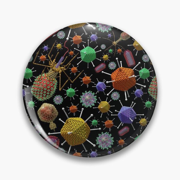 Item preview, Virus Ocean Christmas Coloured Viruses designed and sold by Russell Kightley.