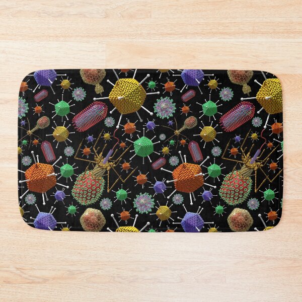 Item preview, Virus Ocean Christmas Coloured Viruses designed and sold by Russell Kightley.