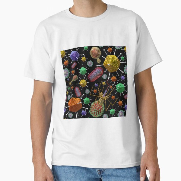 Item preview, Virus Ocean Christmas Coloured Viruses designed and sold by Russell Kightley.