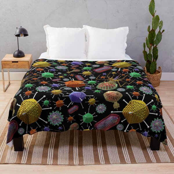 Item preview, Virus Ocean Christmas Coloured Viruses designed and sold by Russell Kightley.