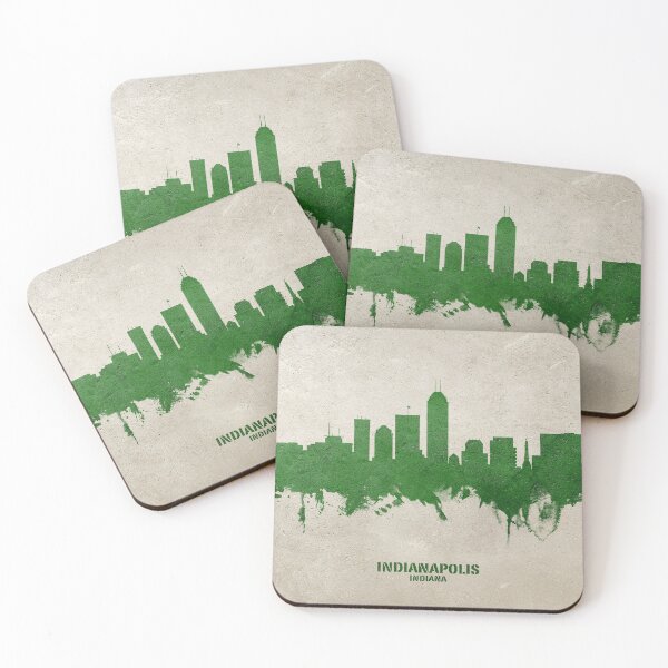 Artikelvorschau, Indianapolis Indiana Skyline entworfen und verkauft von ArtPrints.