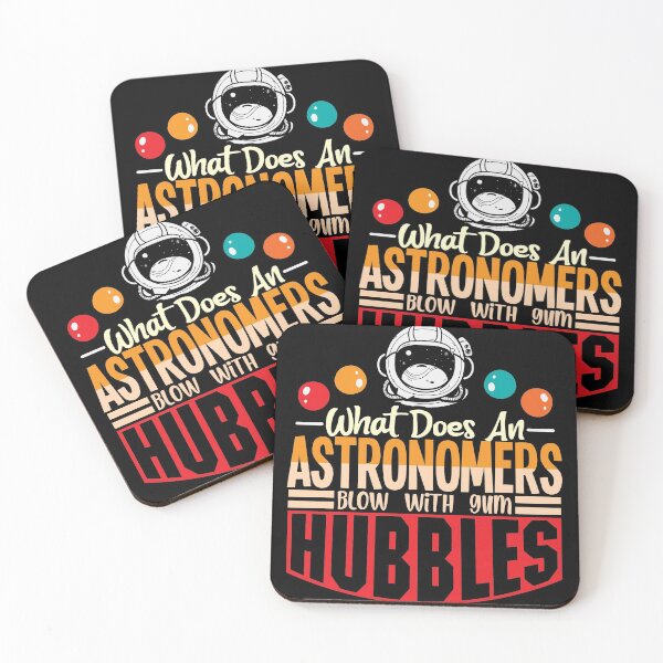 Item preview, Astronomers blow with gum Hubbles joke shirt designed and sold by Grinover.
