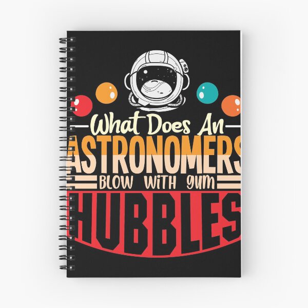 Item preview, Astronomers blow with gum Hubbles joke shirt designed and sold by Grinover.